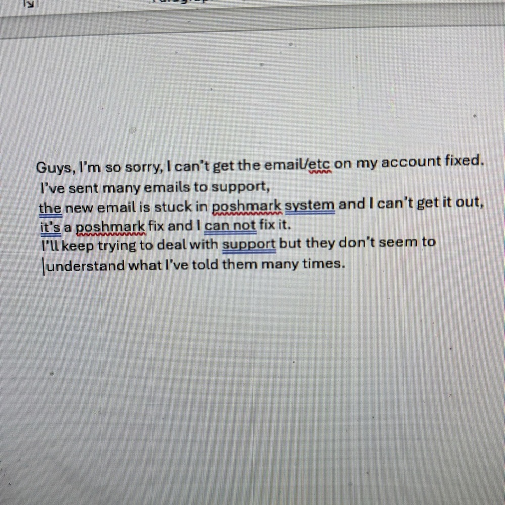 Having trouble getting my account reinstated and updated it’s an email problem